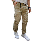 3005 - PANTALÓN DRIL CARGO BOTA RESORTE HOMBRE