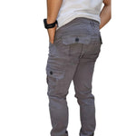 3005 - PANTALÓN DRIL CARGO BOTA RESORTE HOMBRE