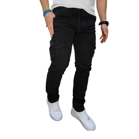 3008 - PANTALÓN DRIL CARGO BOTA RECTA HOMBRE