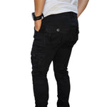 3005 - PANTALÓN DRIL CARGO BOTA RESORTE HOMBRE