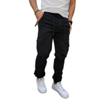 3005 - PANTALÓN DRIL CARGO BOTA RESORTE HOMBRE