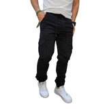 3005 - PANTALÓN DRIL CARGO BOTA RESORTE HOMBRE