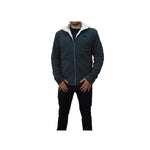 Buzo Hoodie con Cremallera en Polar Hombre Segunda Capa