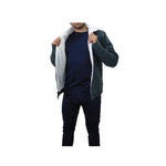 Buzo Hoodie con Cremallera en Polar Hombre Segunda Capa