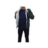 Buzo Hoodie con Cremallera en Polar Hombre Segunda Capa