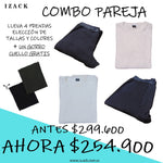 Combo Pareja - Gratis Gorro Cuello Doble Faz